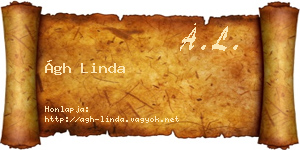 Ágh Linda névjegykártya